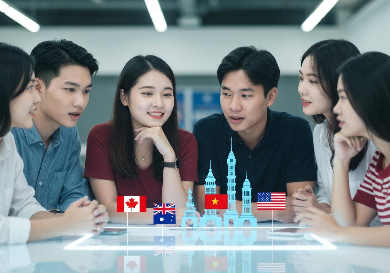 So sánh du học Canada vs Úc vs Mỹ vs Anh